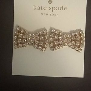 NWOT Kate spade bow earrings